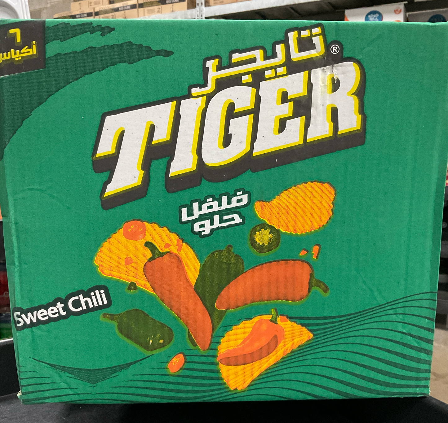 Tiger Chips 200g 6ct