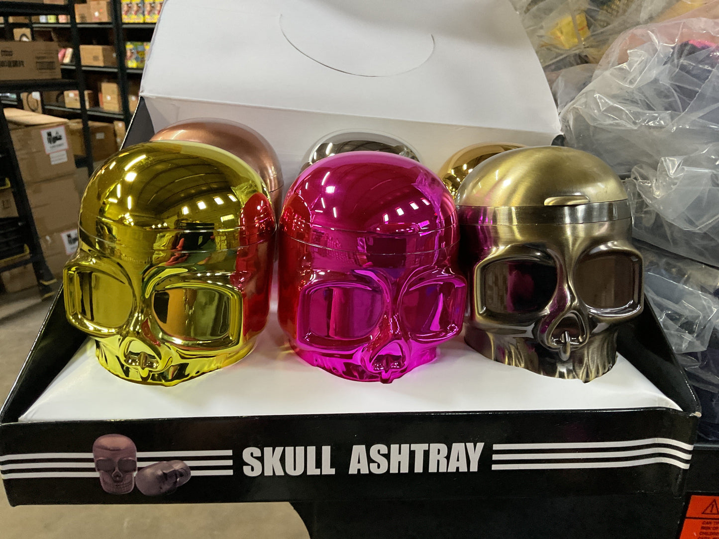 Skull Ashtray 6 pcs