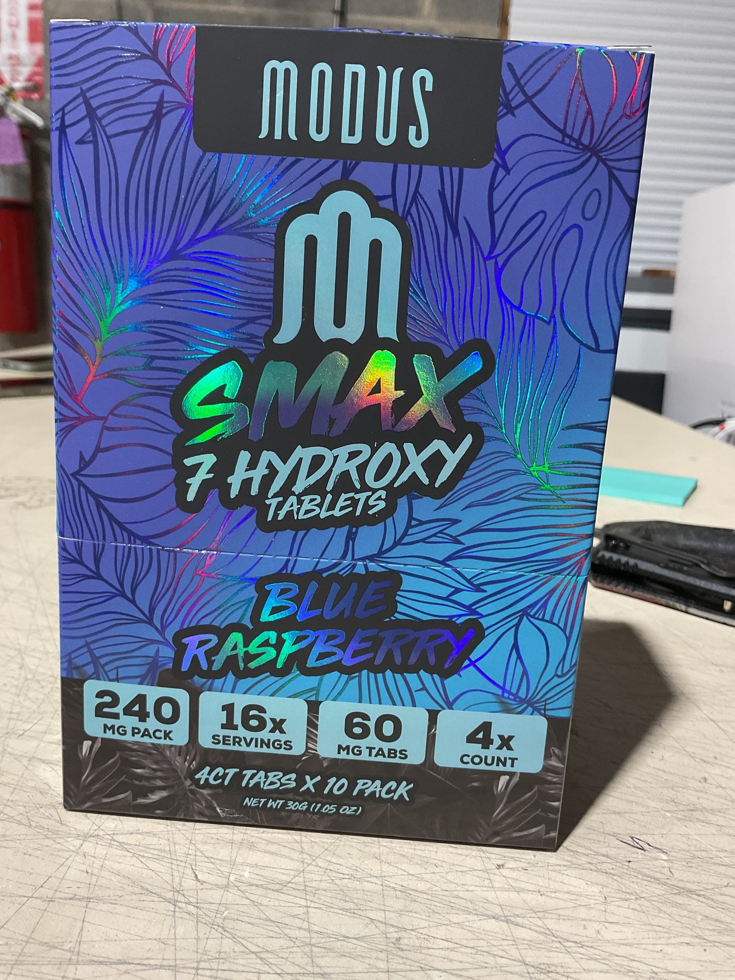 MODUS SMAX 7 HYDROXY TABLETS (240 MG pack) *4Ct X 10 pack*