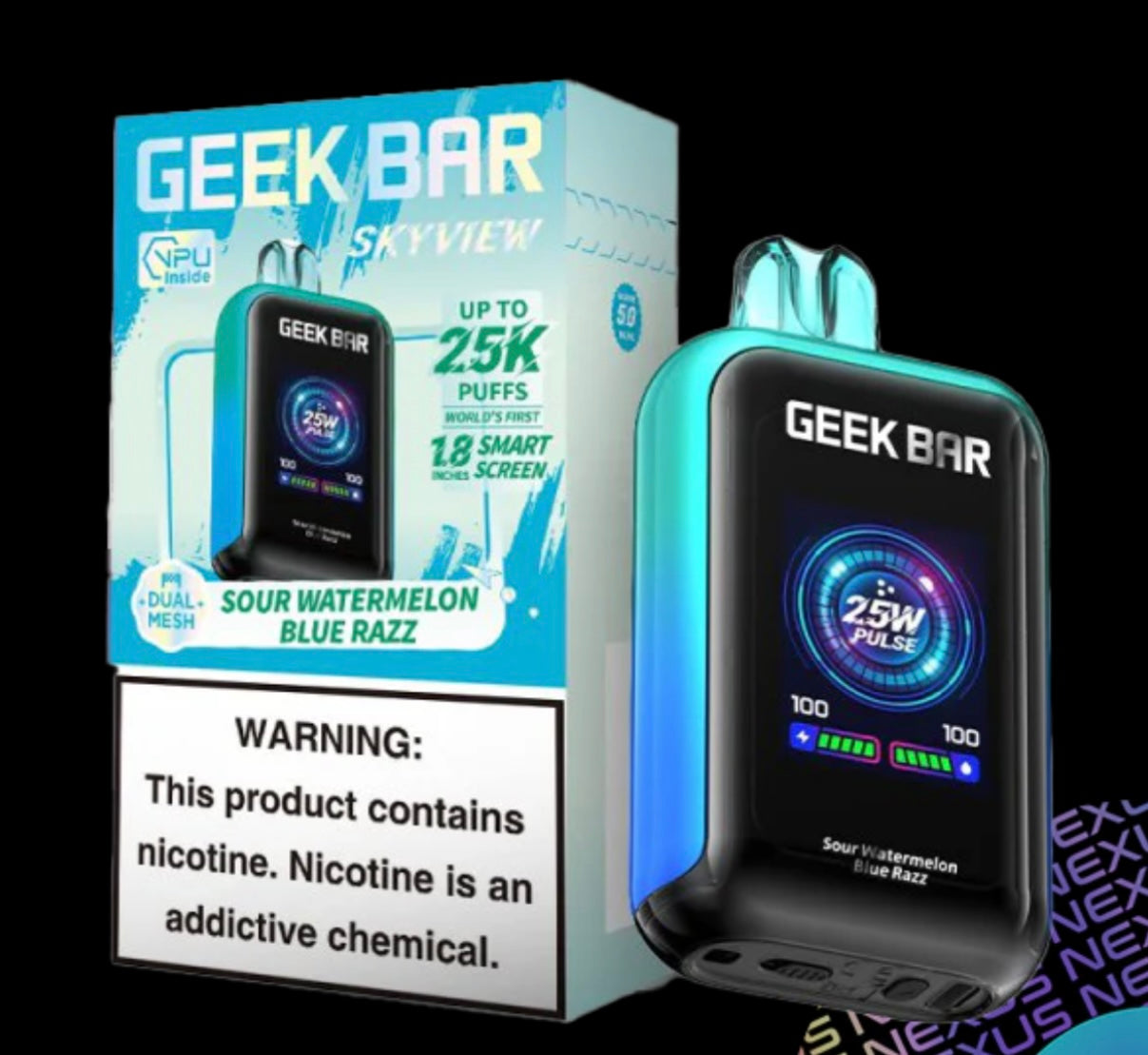 Geek Bar Skyview 25K Puffs (5 Pack)