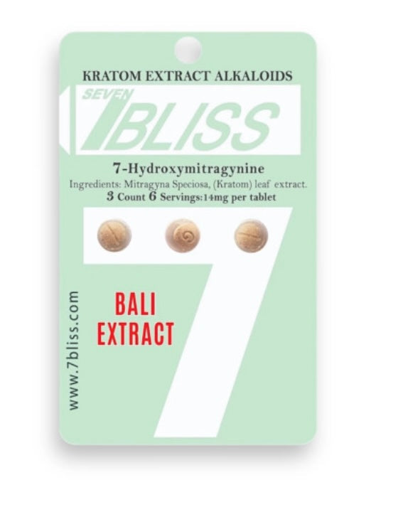 SEVEN BLISS (Kratom Extract Alkaloids) *Pack of 12 pcs*
