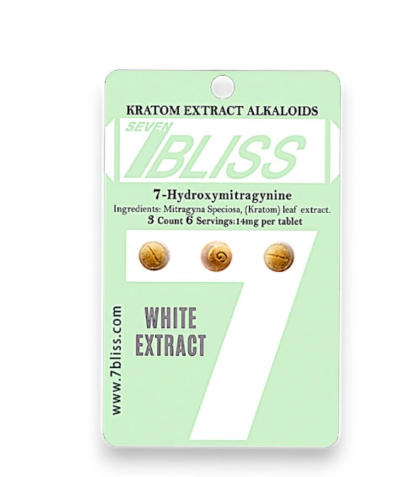 SEVEN BLISS (Kratom Extract Alkaloids) *Pack of 12 pcs*