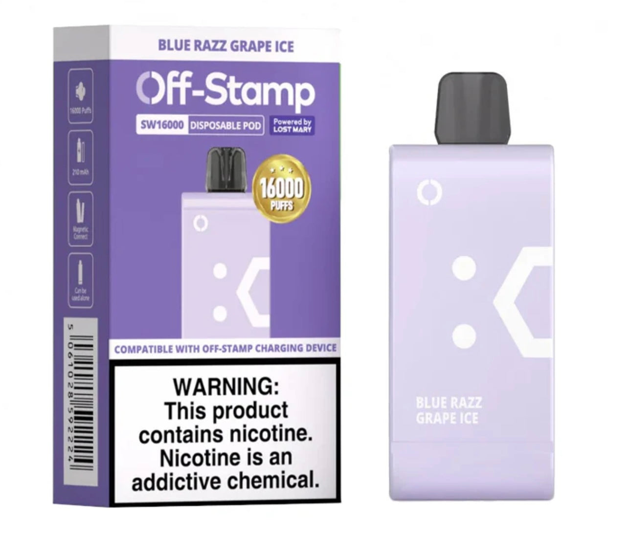 OFF STAMP SW16000 PUFFS (Disposable pod)