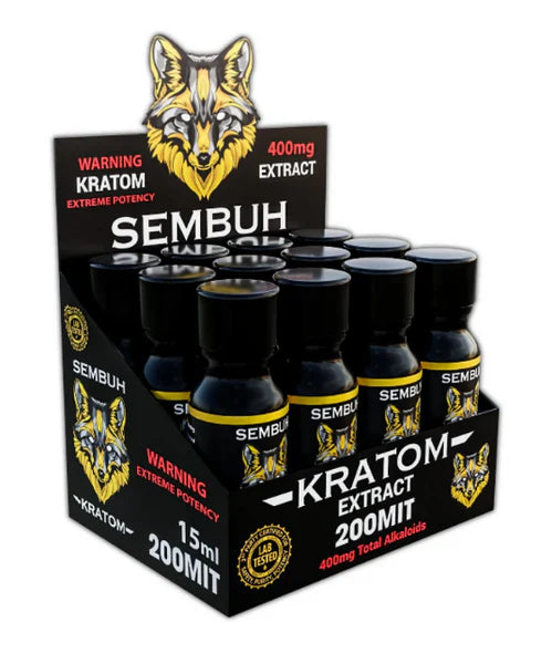 SEMBUH KRATOM EXTRACT  200 MIT 12pcs