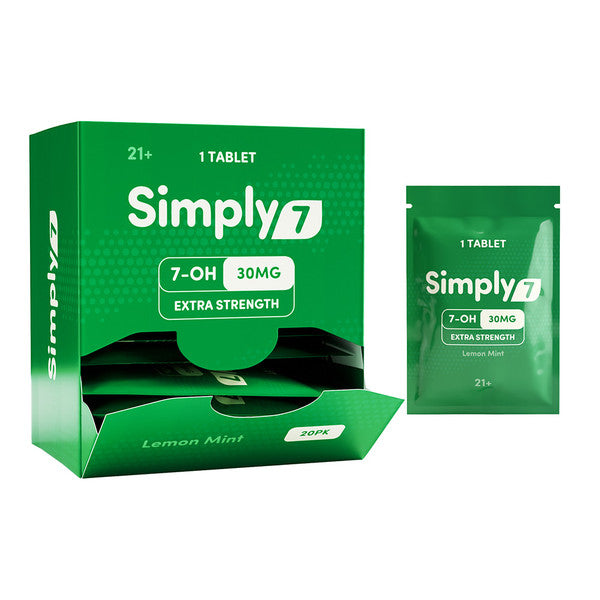 Simply7  7-oh extra strength single 20pk 30mg