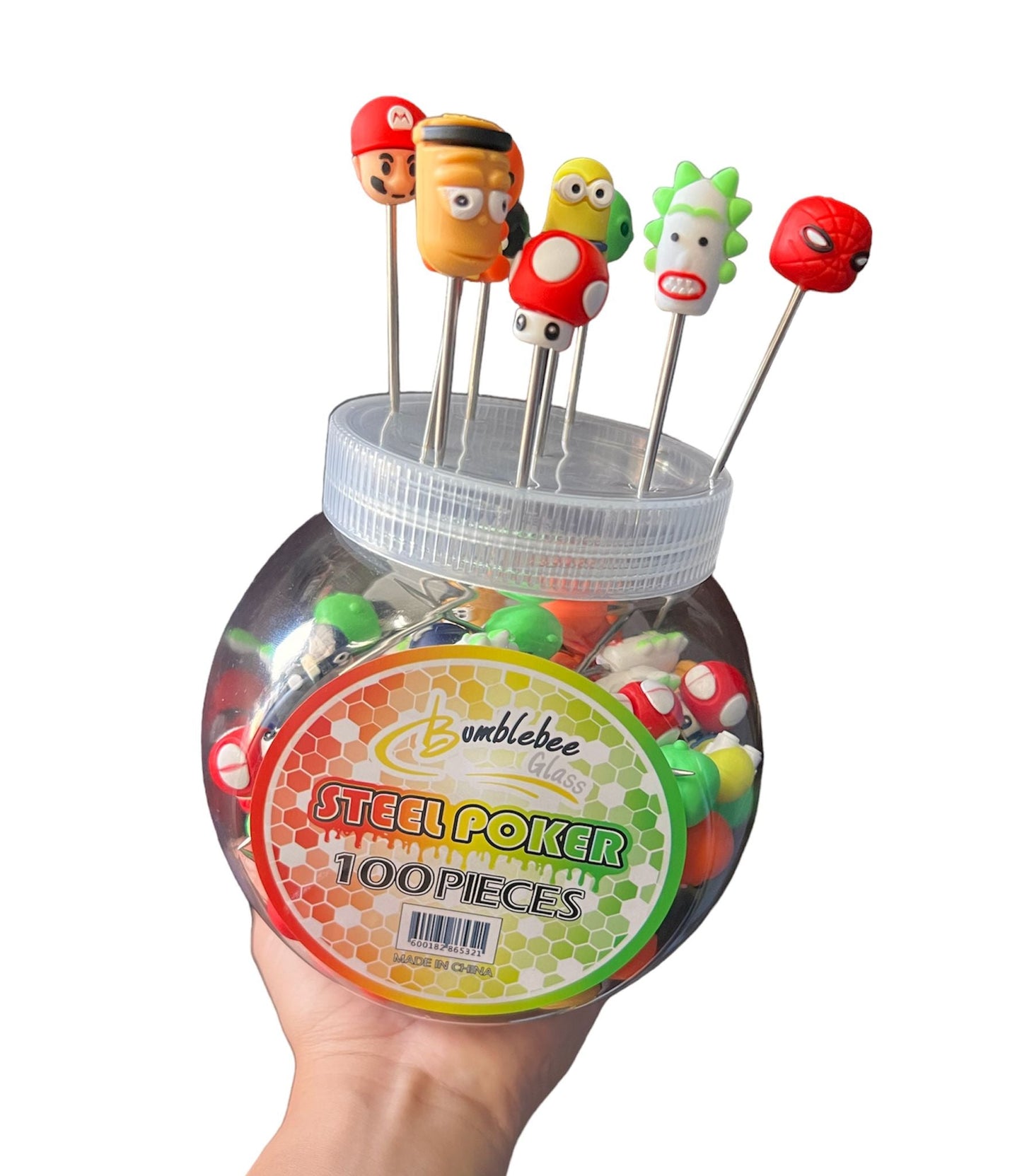 Bumblebee Glass (Steel Poker) 100 Pcs