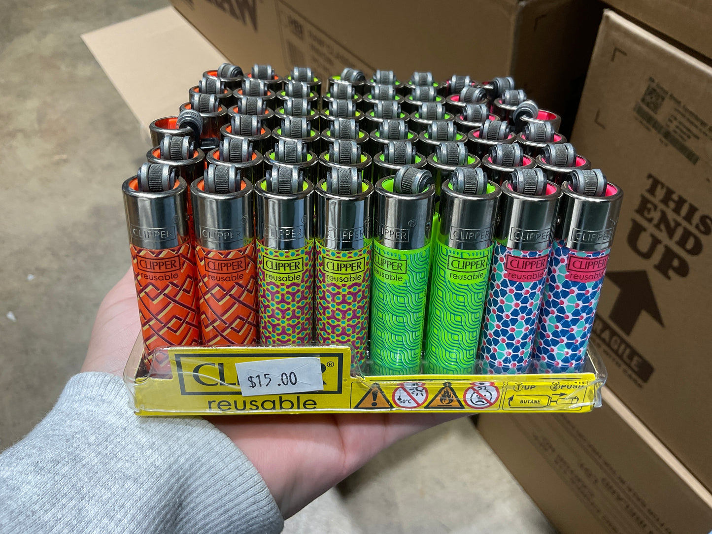 CLIPPER REUSABLE (CP22R) 48 pcs