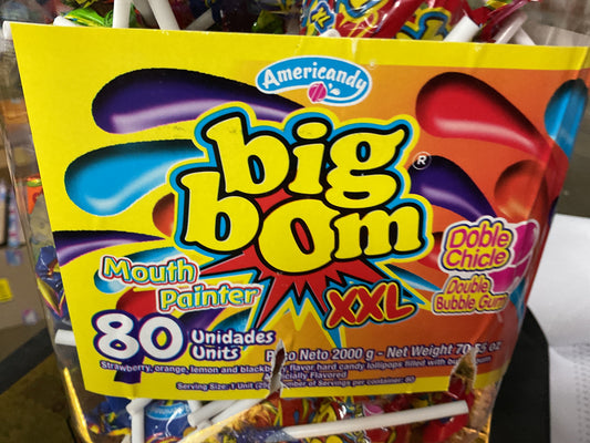 JARS BIG BOM LOLIPOPS XXL 80ct