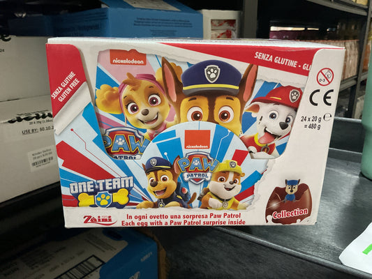 Zaini Eggs Paw Patrol 24 Pcs