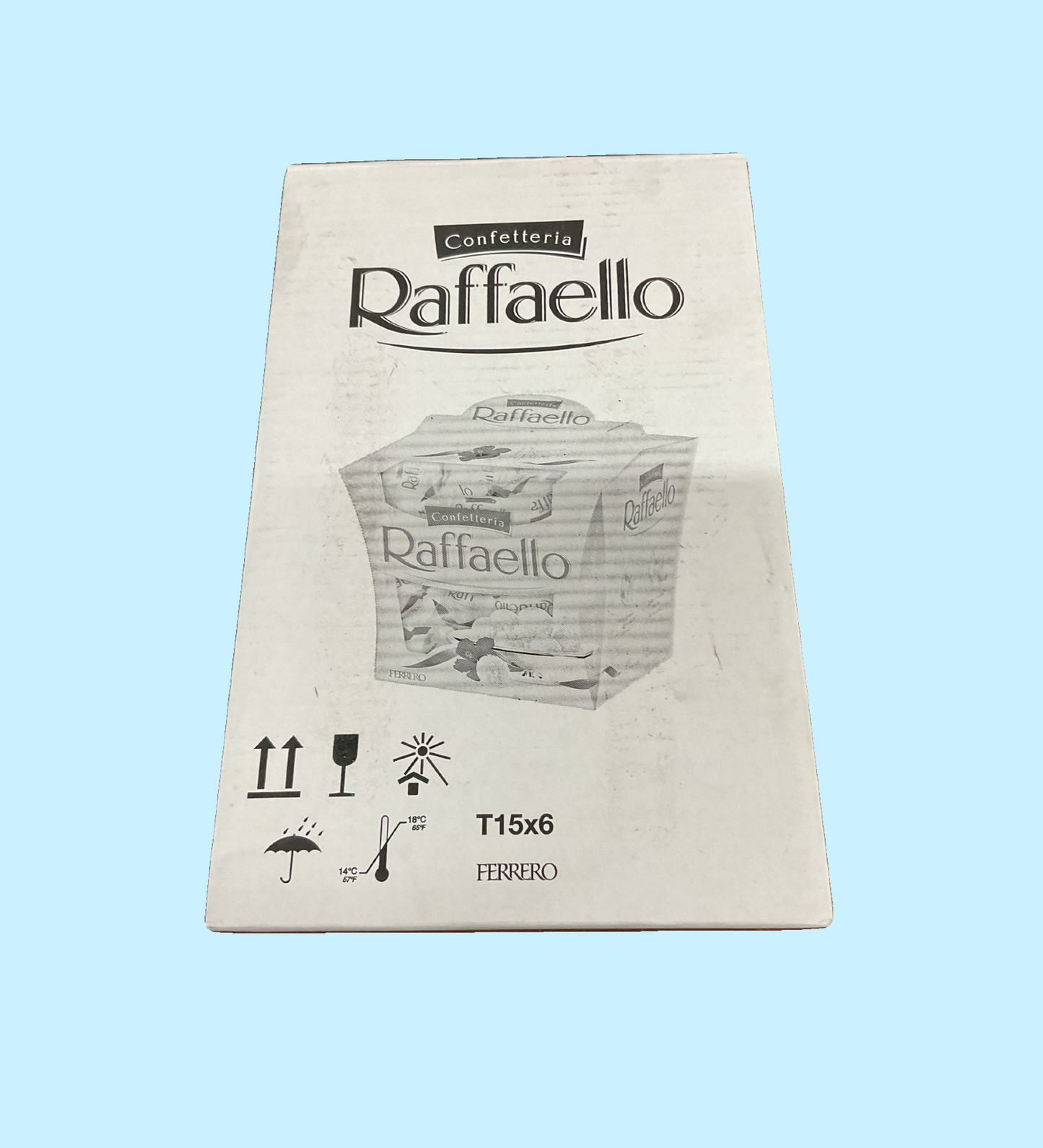 Raffaello 15ct 6Pack Premium White Almond, Cream & Coconut 5.3Oz