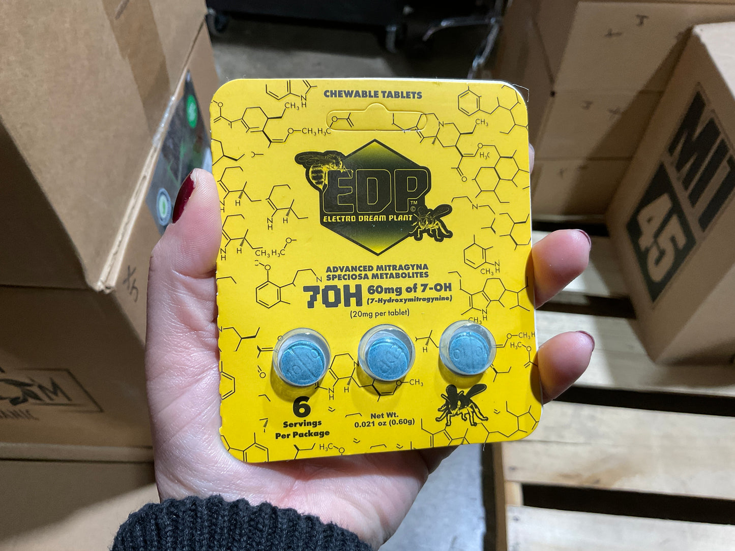 EDP-70H 60mg 12 pcs 3 ct