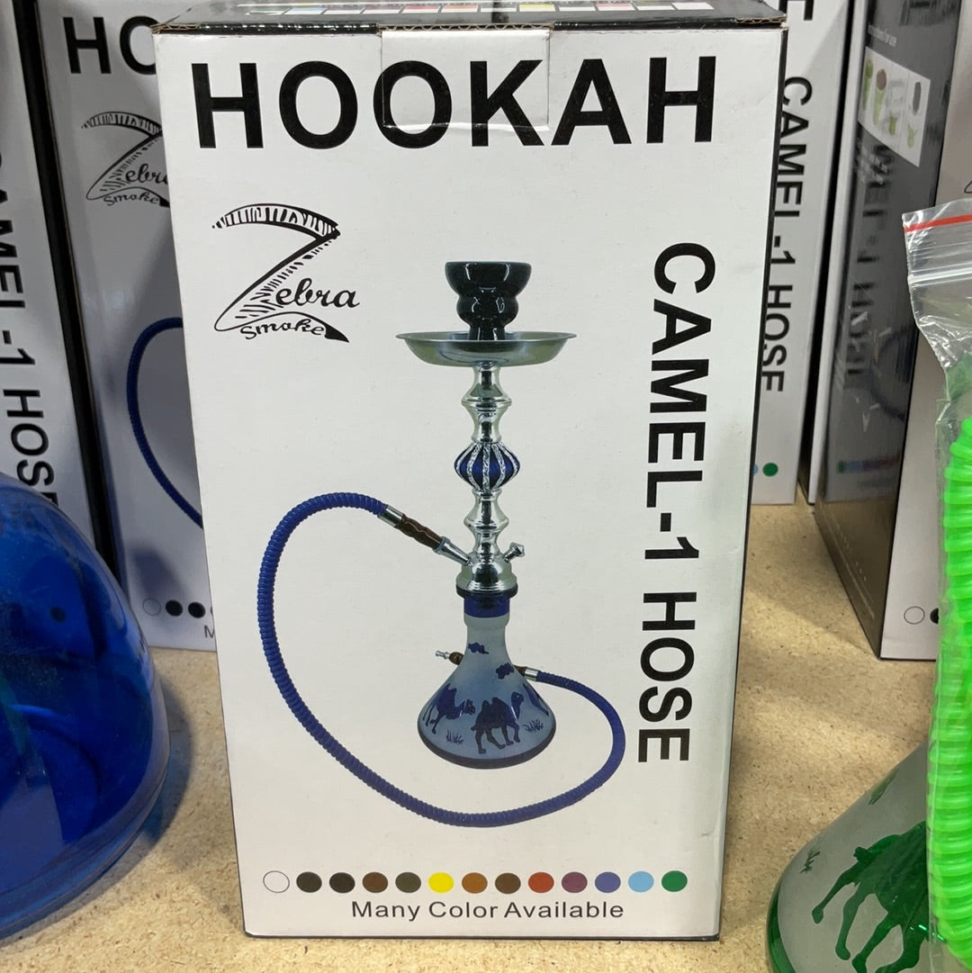 Zebra Smoke 1-Hose Camel Hookah