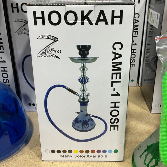 Zebra Smoke 1-Hose Camel Hookah