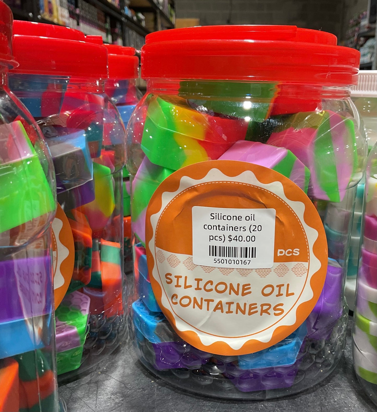 Silicone Oil Containers (20pcs)