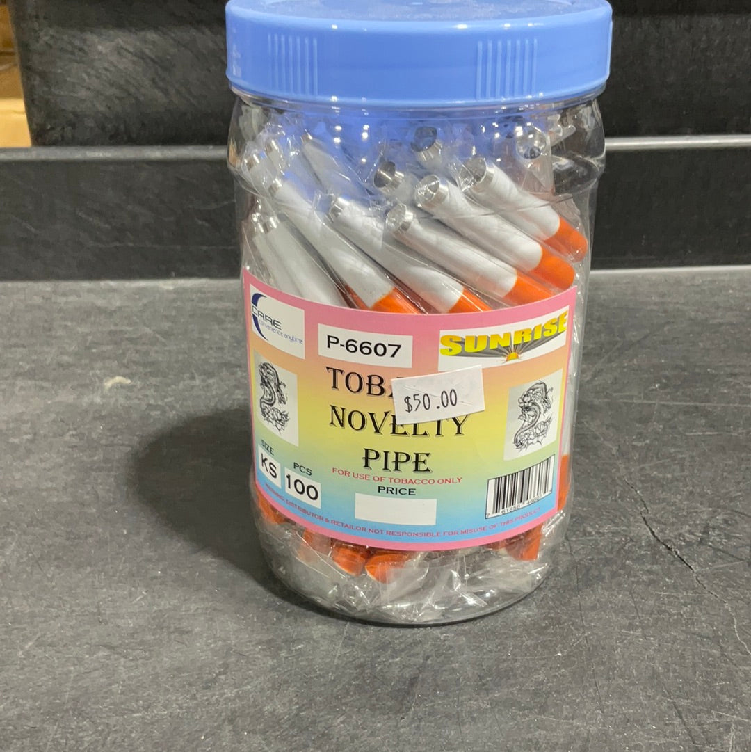 Tobacco Novelty pipe (100pc)