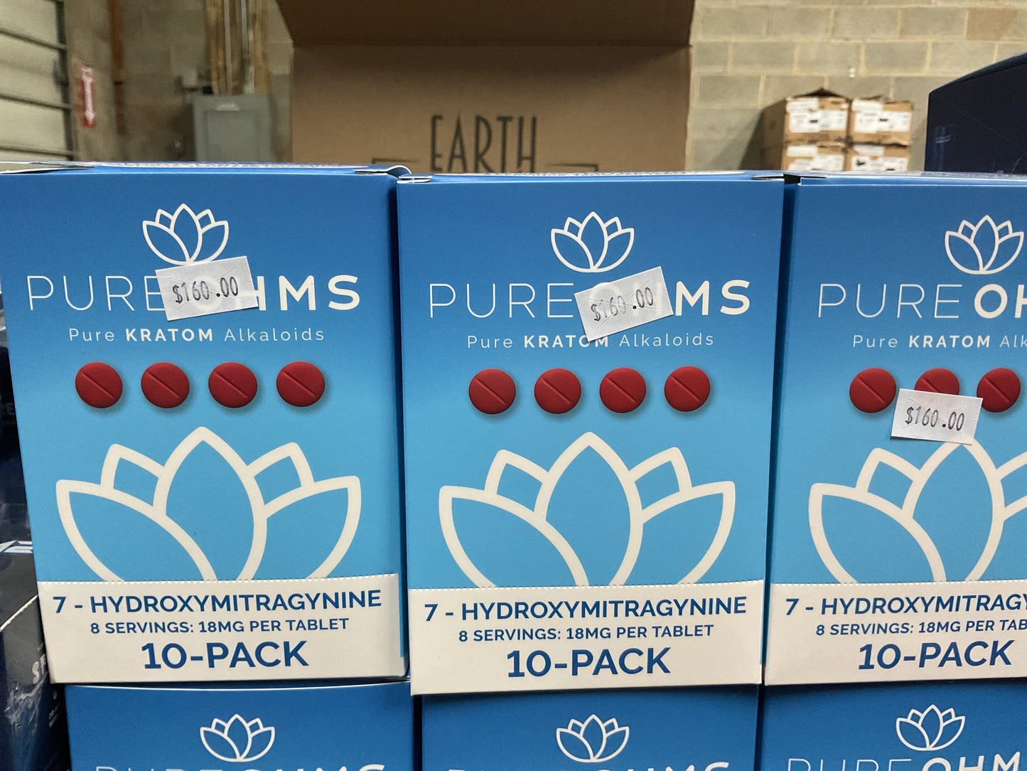 Pure OHMS 7 Hydroxymitragynine 8 Serving 18 mg x tablet