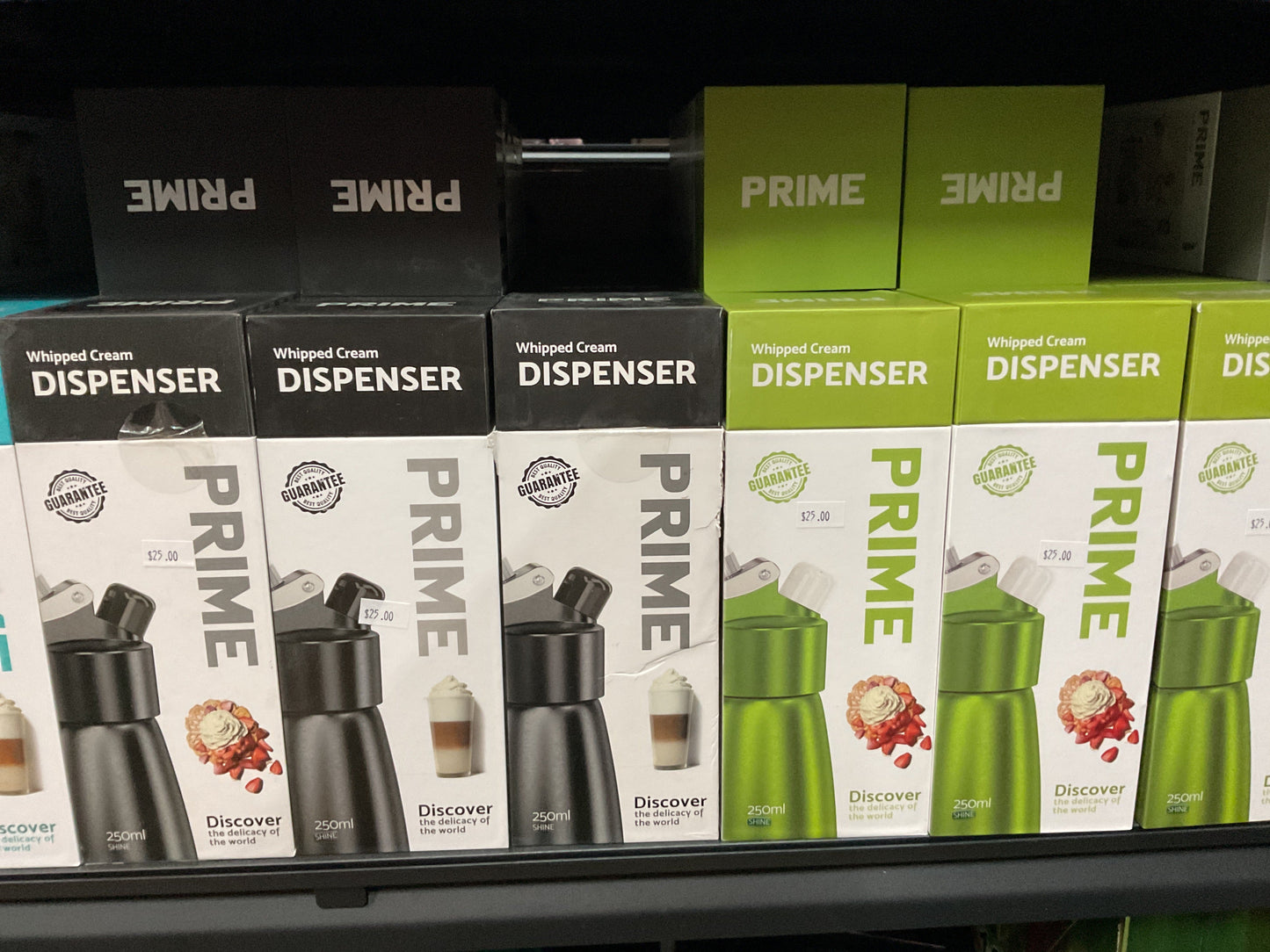 Whipped Cream Dispenser Prime