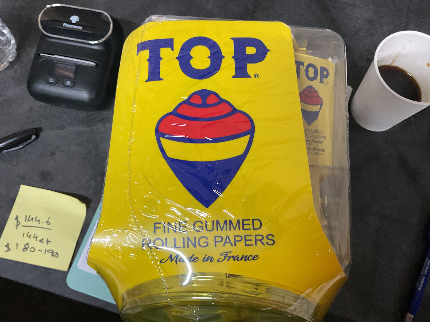 Top fine gummed rolling papers