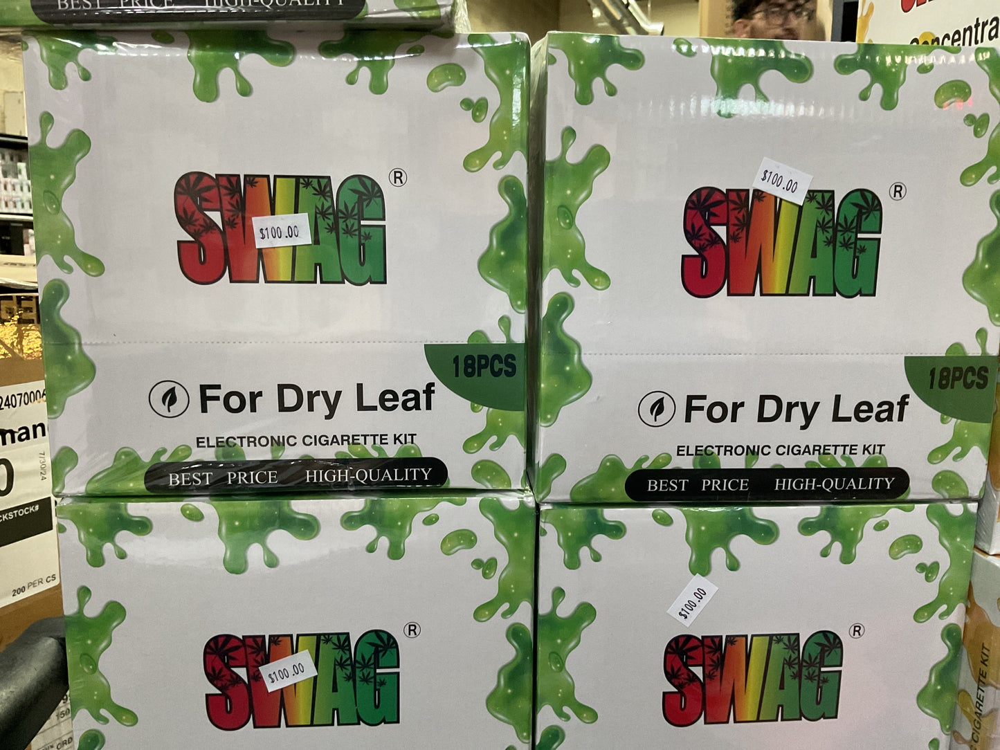 Swag For Dry Leaf  Eletronic Cigarette 18Pcs