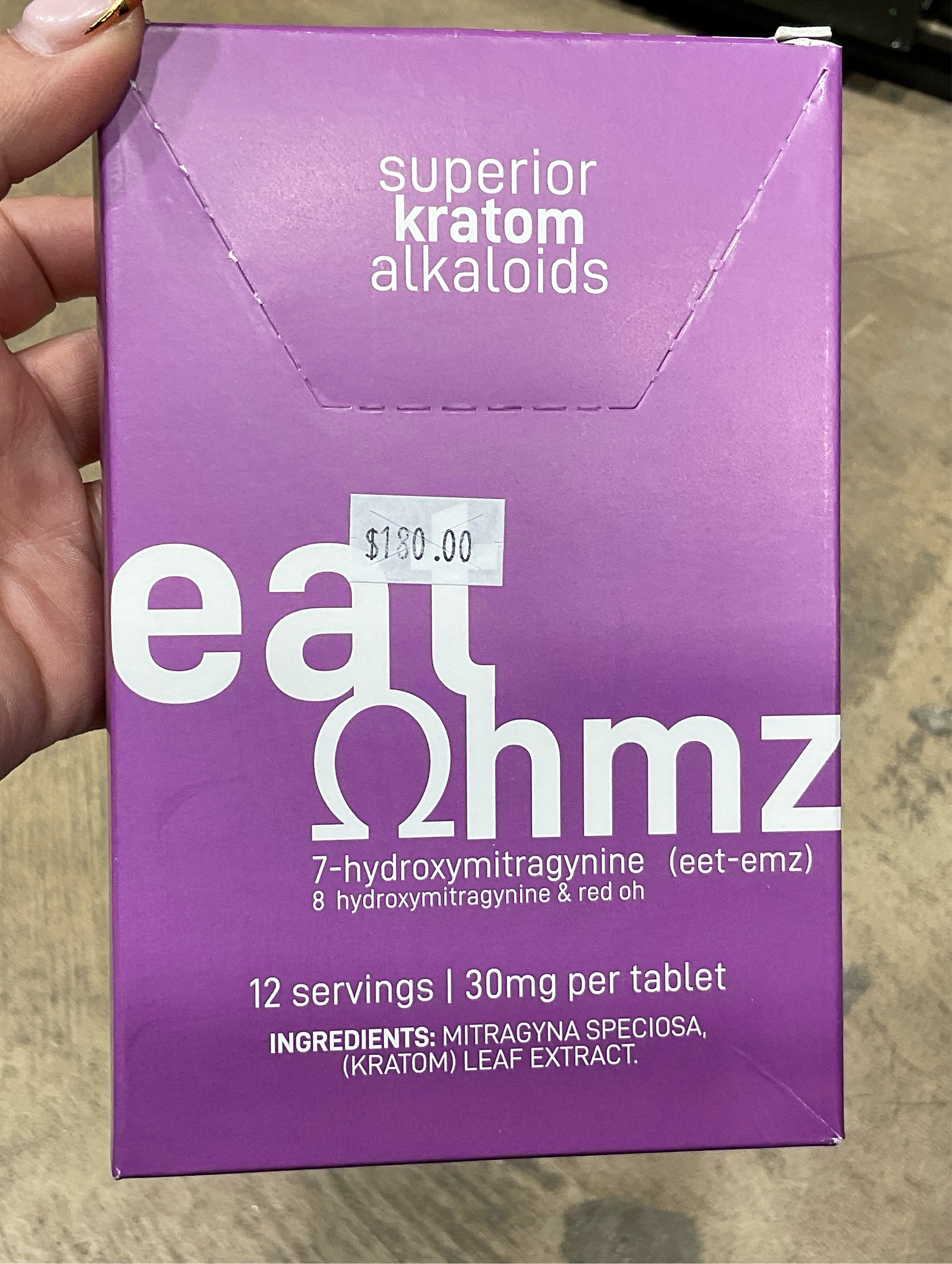 Eat OHMZ 7 & 8 Hydroxymitragynine Red oh (6Pk -6ct) Purple