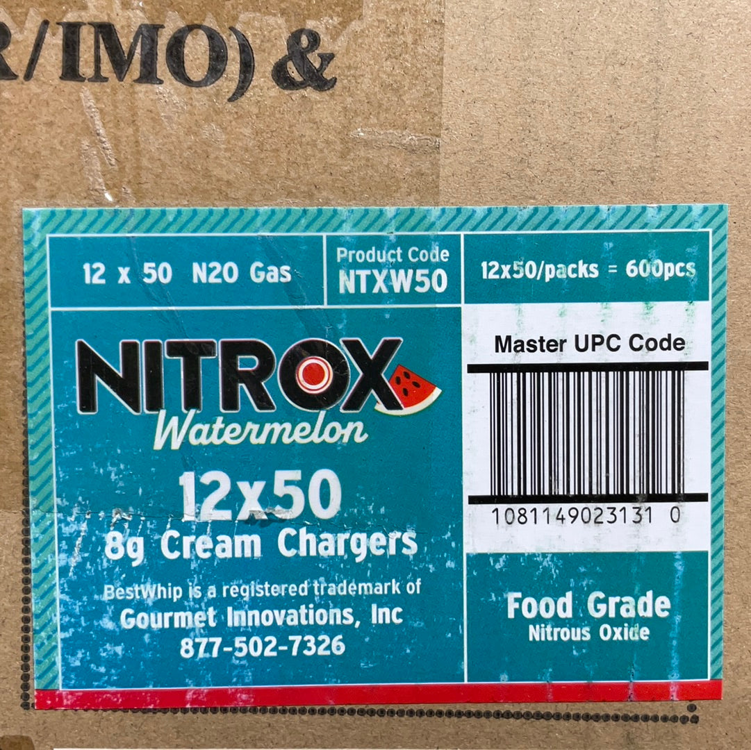Nitrox N20 Cream Charges 12x50 8g