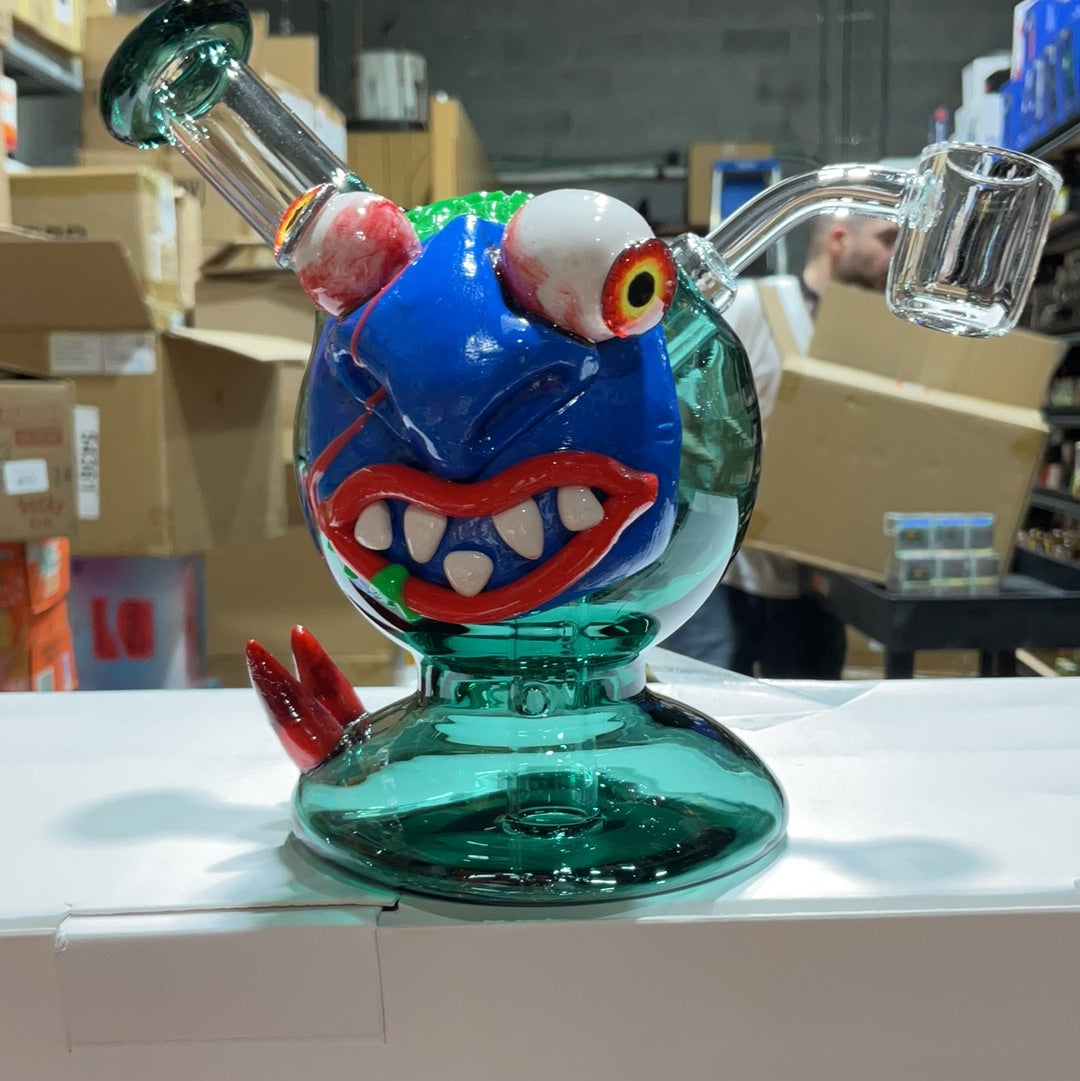 Glass Crazy Faces