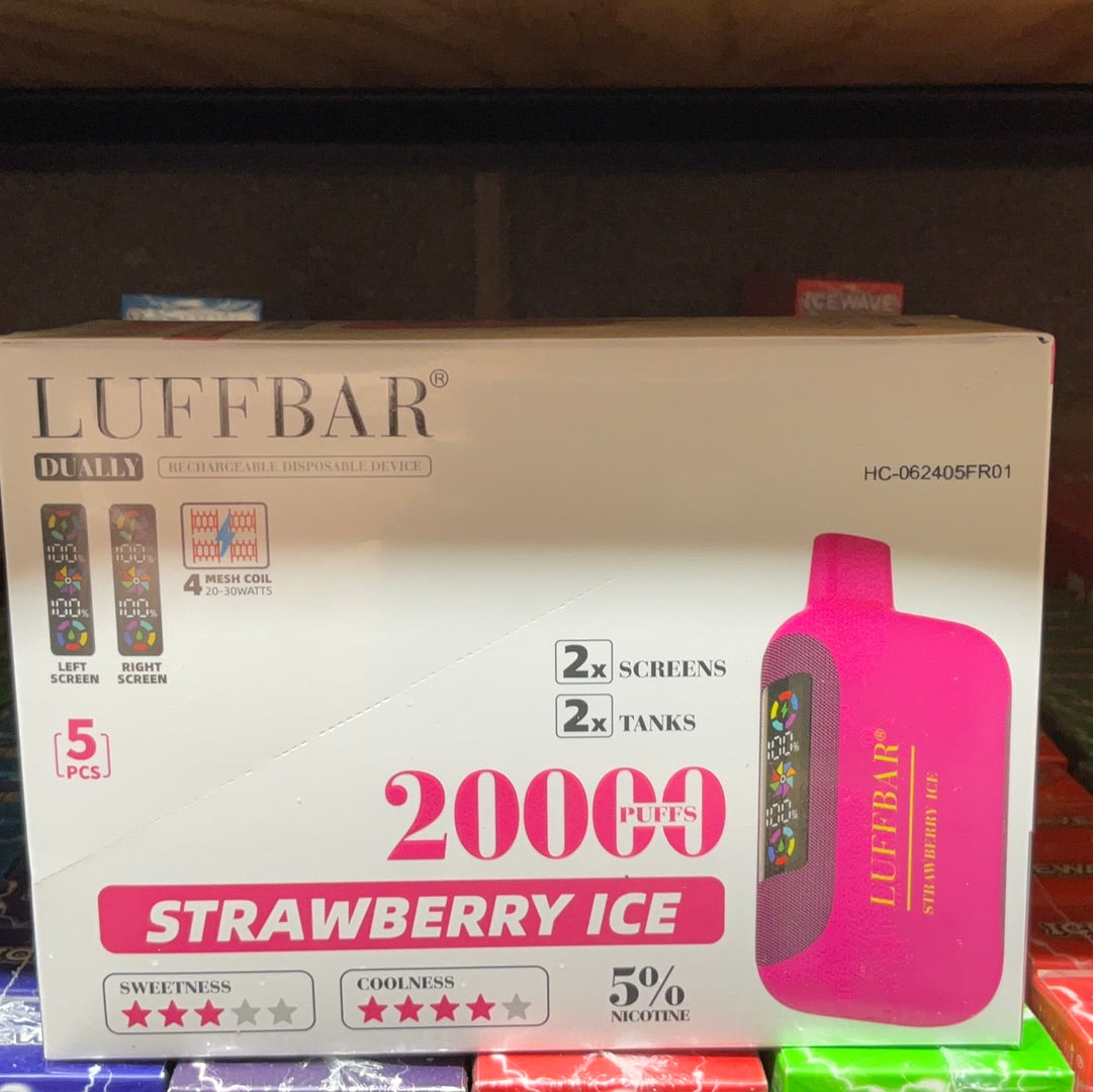 LuffBar Dually 20k Puffs (5 Pack)