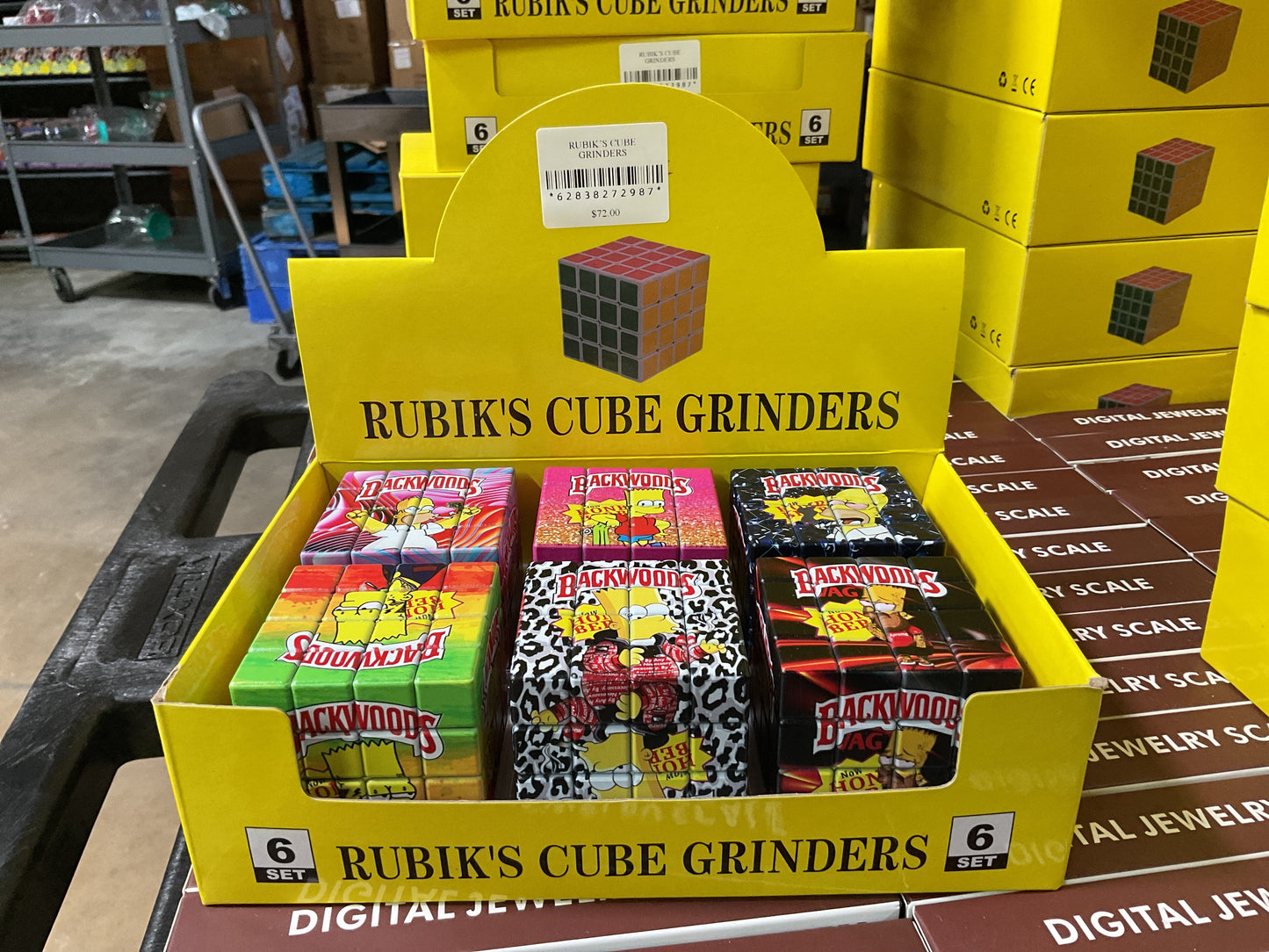 RUBIK’S CUBE GRINDERS (6 pcs)