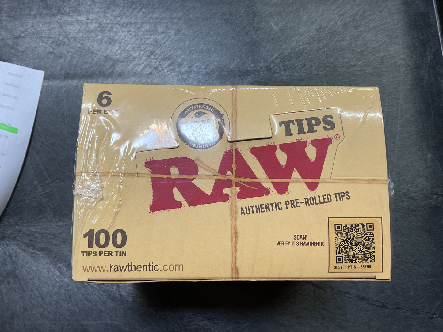 Raw Tips Authentic Pre-Roll (100 tips per tin)