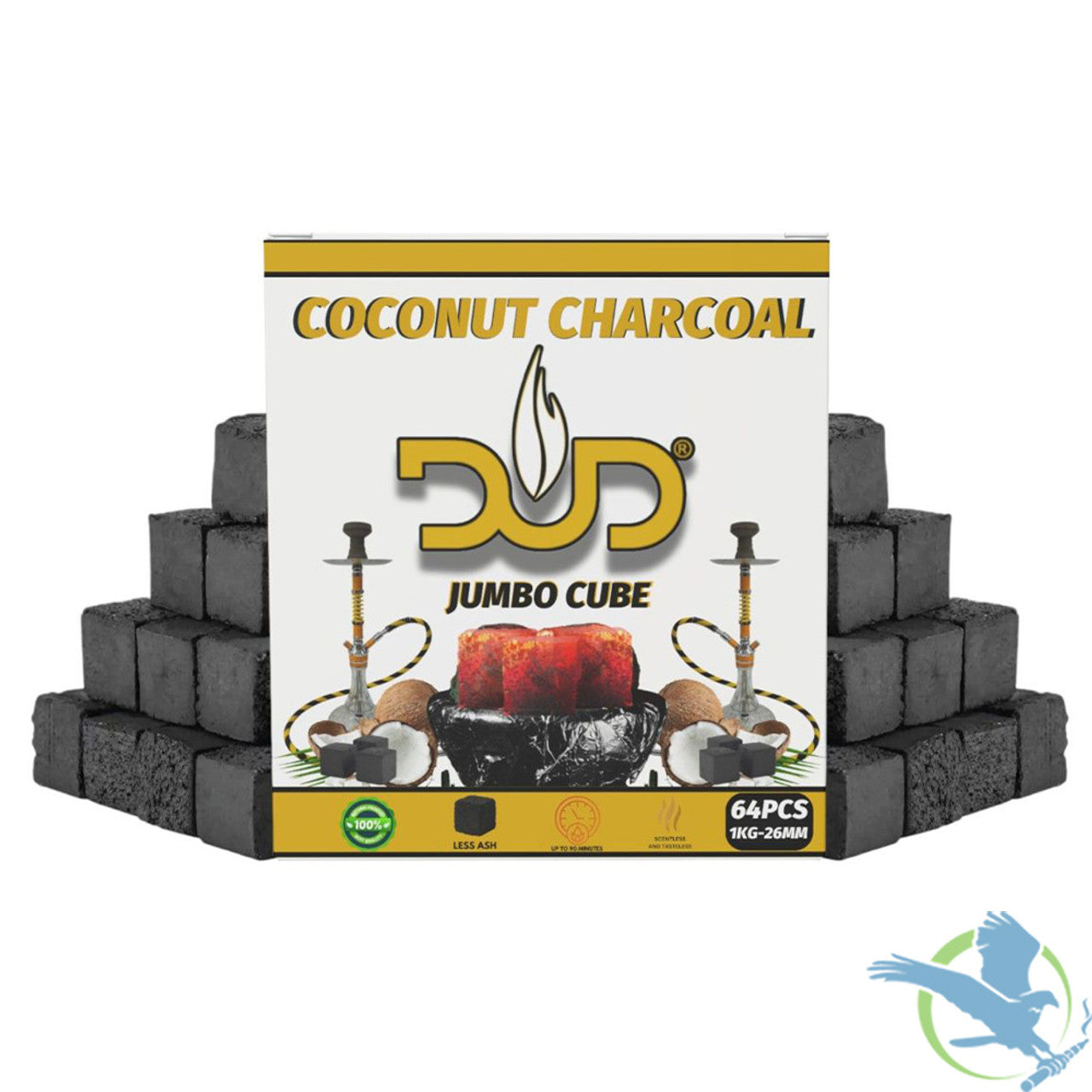 DUD JUMBO CUBE COCONUT CHARCOAL