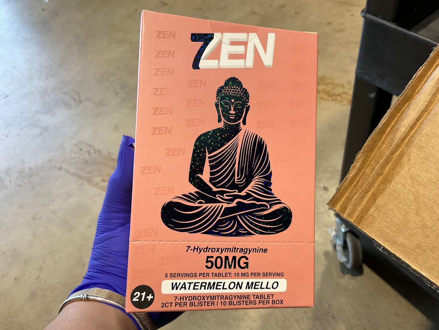 7ZEN (7 Hydroxymitragynine) 50MG WATERMELON MELLO 2CT PER