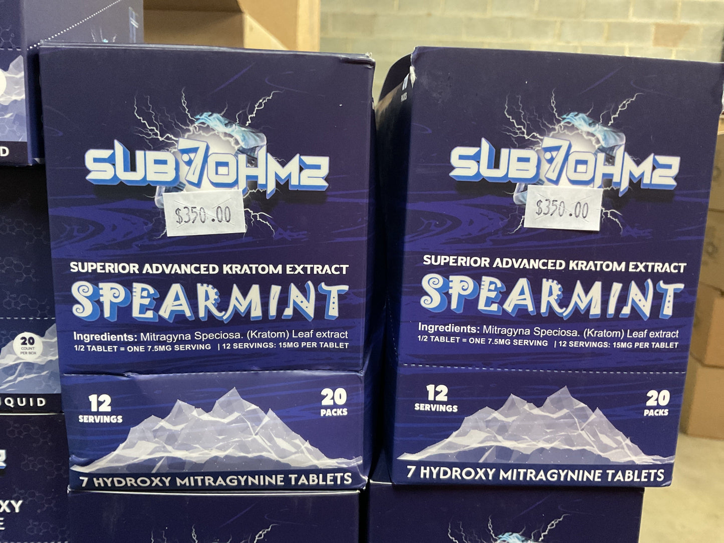Sub 7 OHMZ Hydroxymitragynine Tablets 20 packs