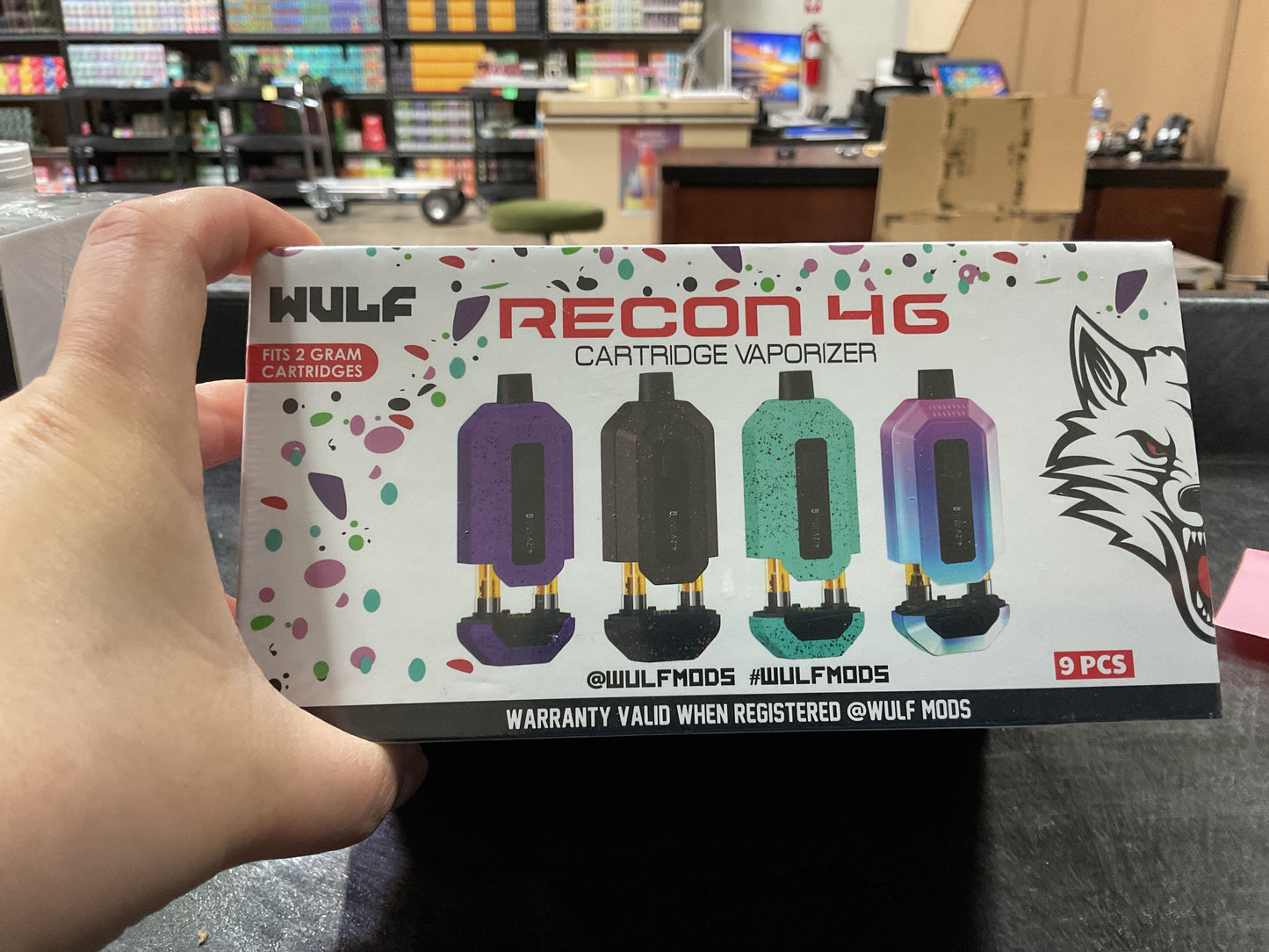 Wulf Recon 46 cartridge vaporizer  9 pcs