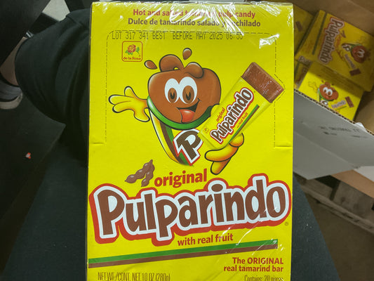 Pulparindo Original 20 Pcs Mexican