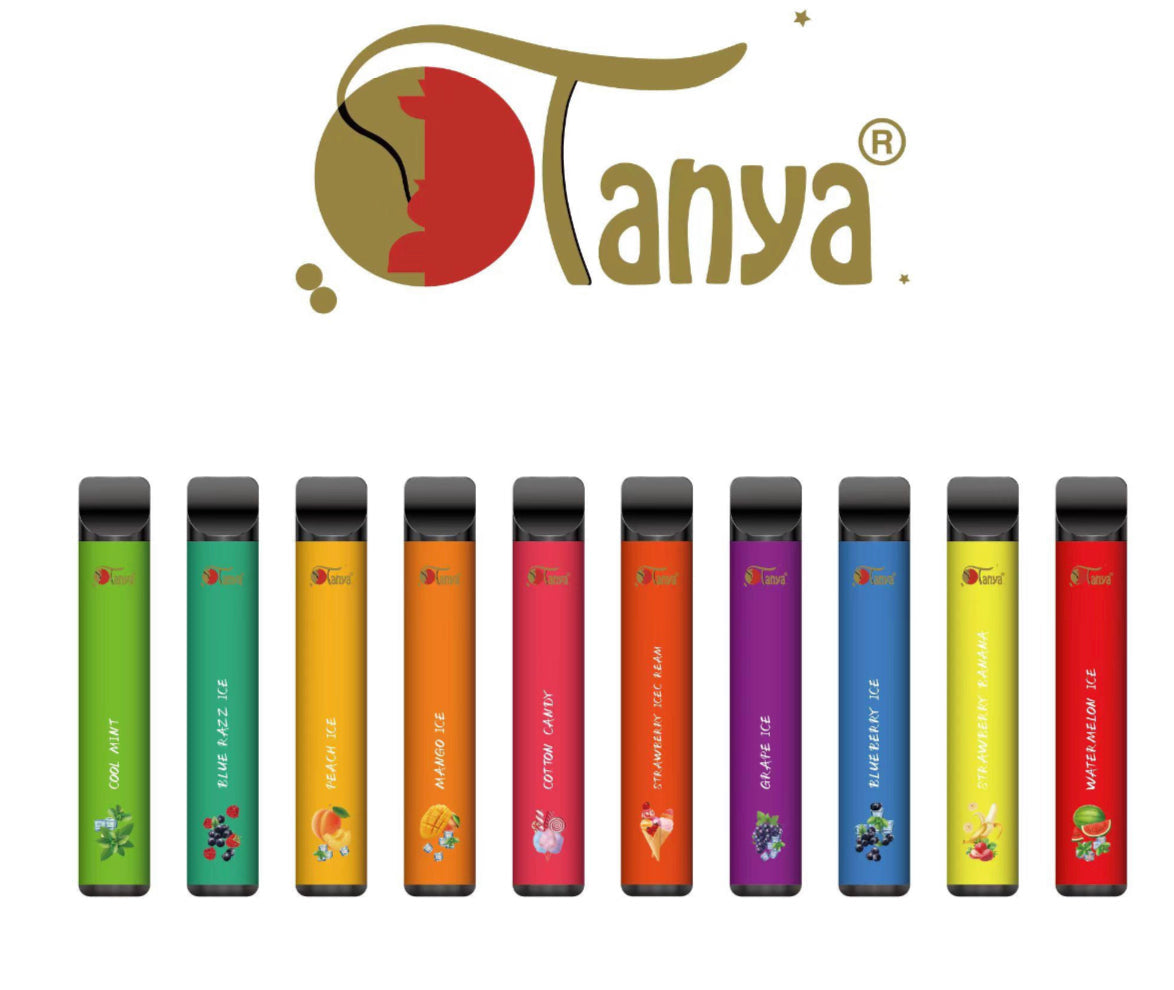 Tanya Zero Nicotine 1600 Puffs (10 Pack)