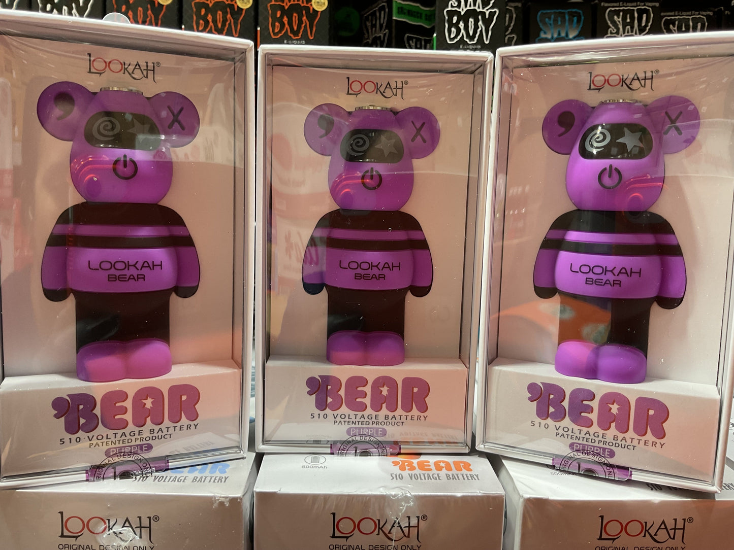 Lookah Bear 510 Voltage Battery LED (5 Pack)