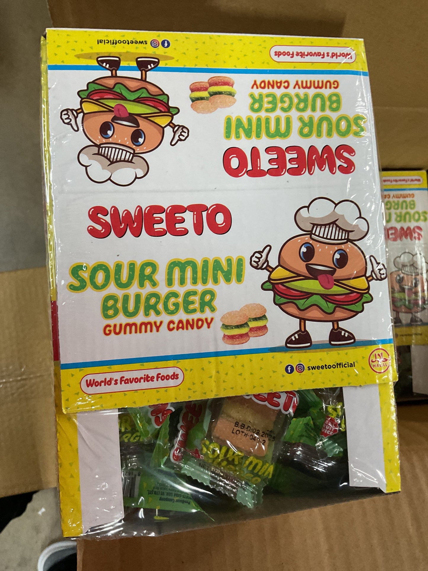SWEETO SOUR MINI BURGERS 60 CT