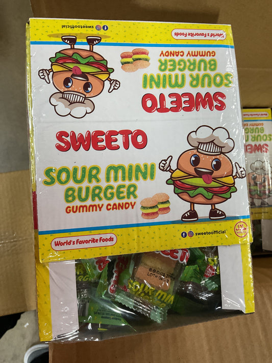 SWEETO SOUR MINI BURGERS 60 CT