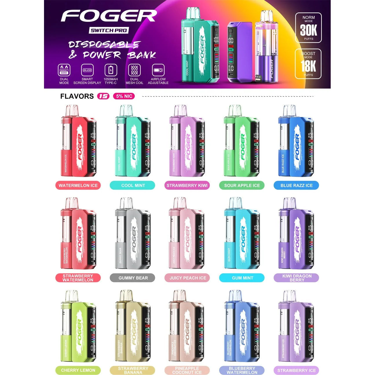 FOGER 30k POD