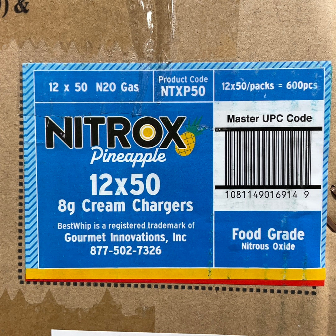 Nitrox N20 Cream Charges 12x50 8g