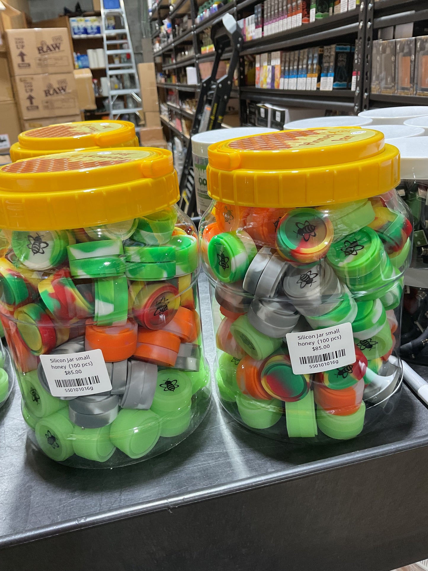 Silicone Jar Small Honey ￼(100 pcs)