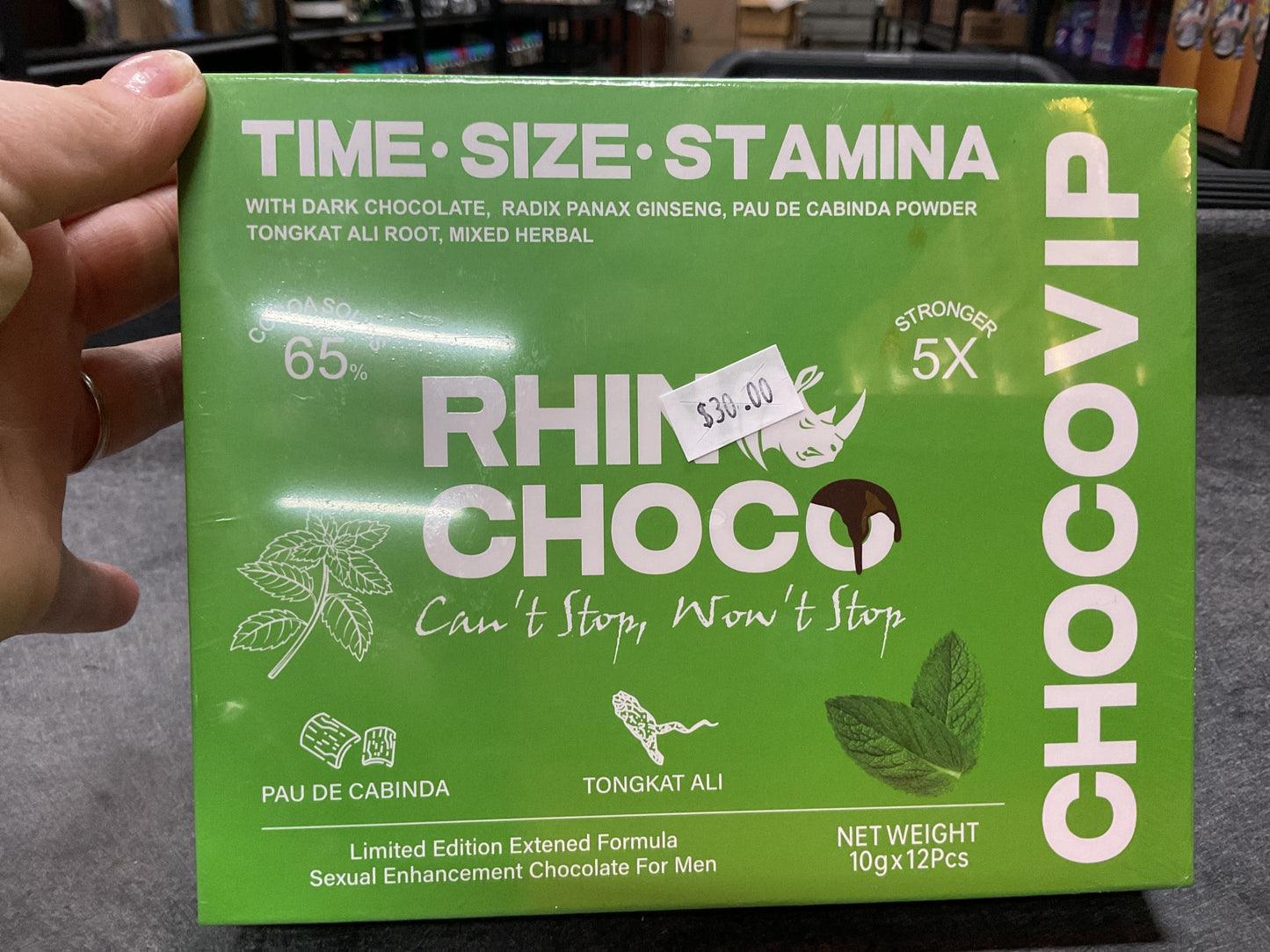 Rhino Chocolate 5x Stronger (12 Pcs)