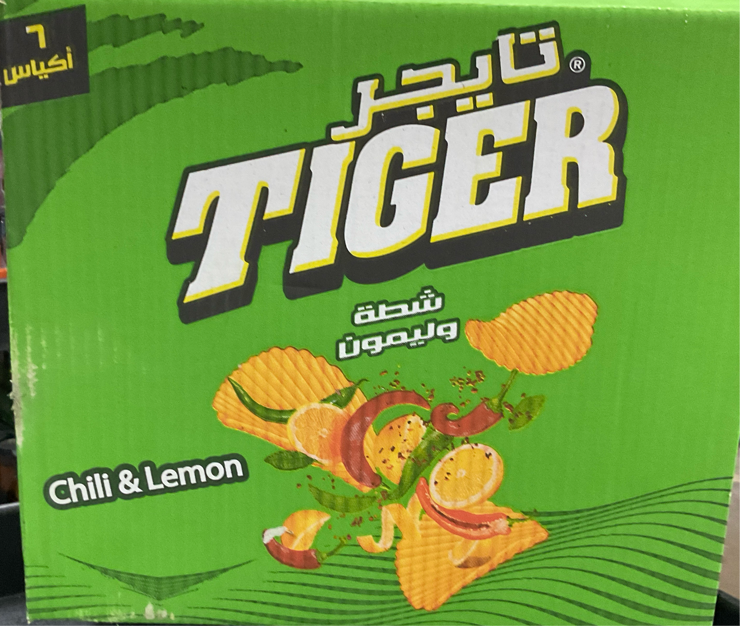 Tiger Chips 200g 6ct