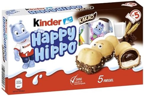 KINDER HAPPY HIPPO COCOA 103.5g 50 pcs (10x5)