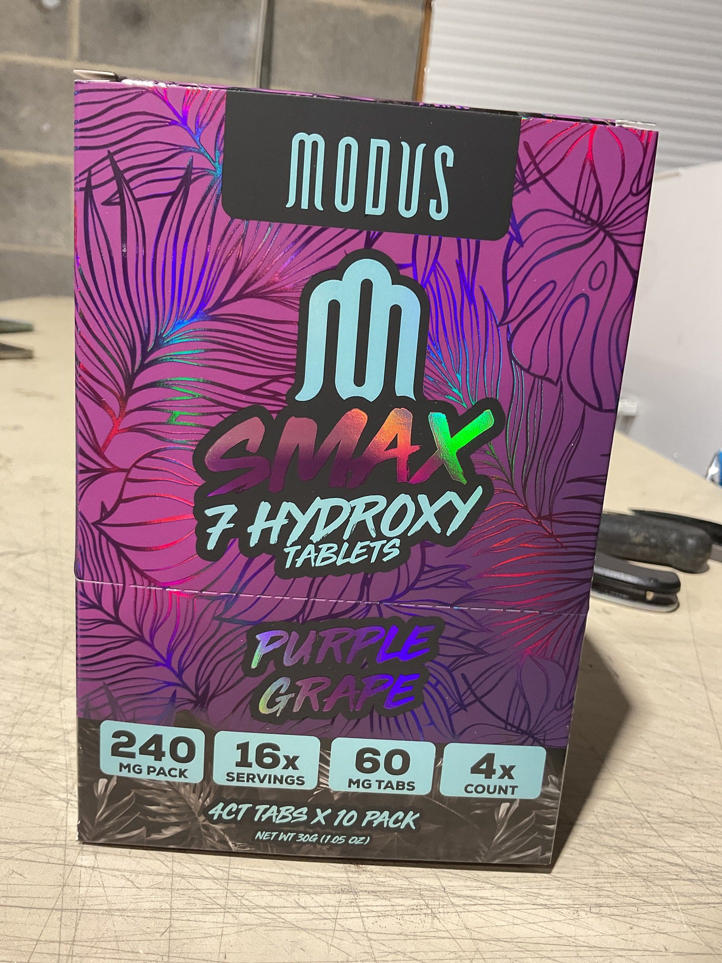 MODUS SMAX 7 HYDROXY TABLETS (240 MG pack) *4Ct X 10 pack*