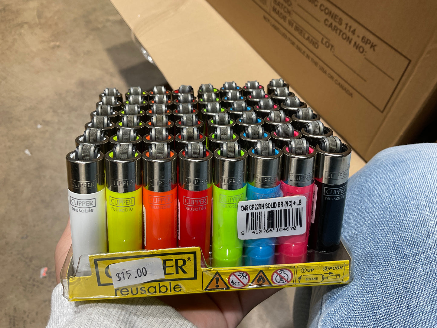 CLIPPER REUSABLE (CP22R classic micro) 48 pcs