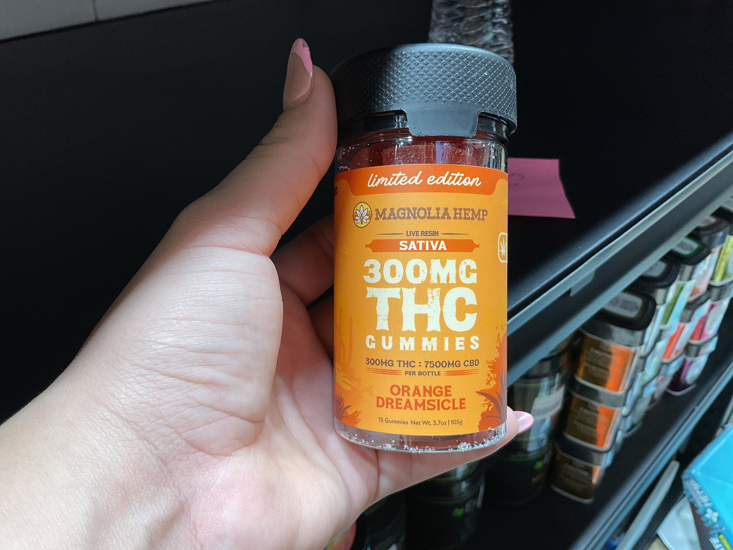 Magnolia Hemp (Live resing) 300MG THC Gummies *20mg*
