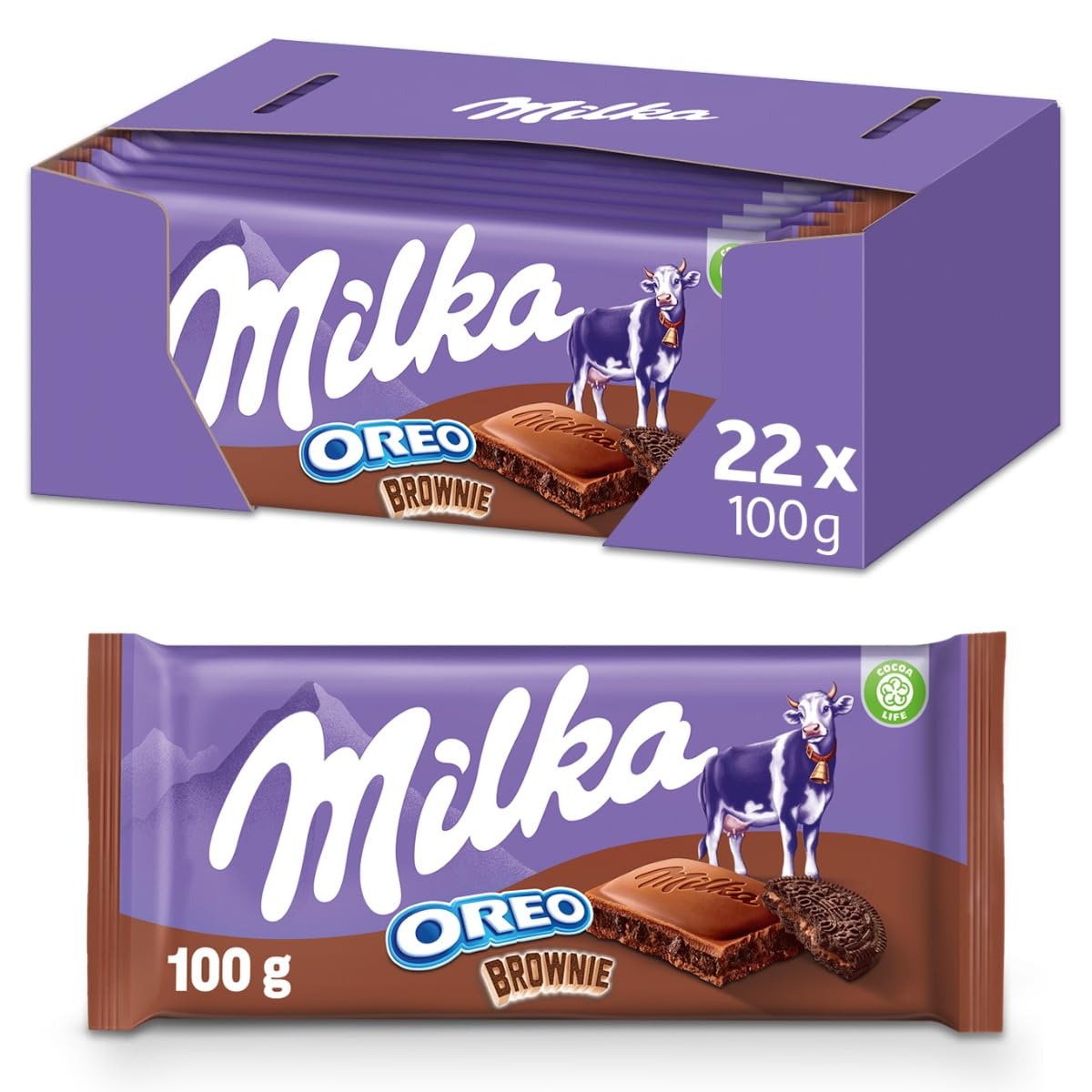 MILKA OREO BROWNIE 100g 22pcs