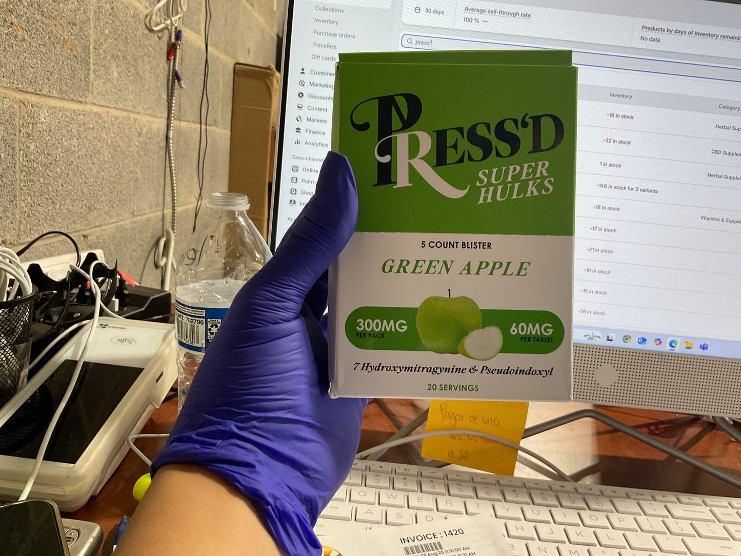 PRESS’D 70OH EXTRA STRENGTH 60MG