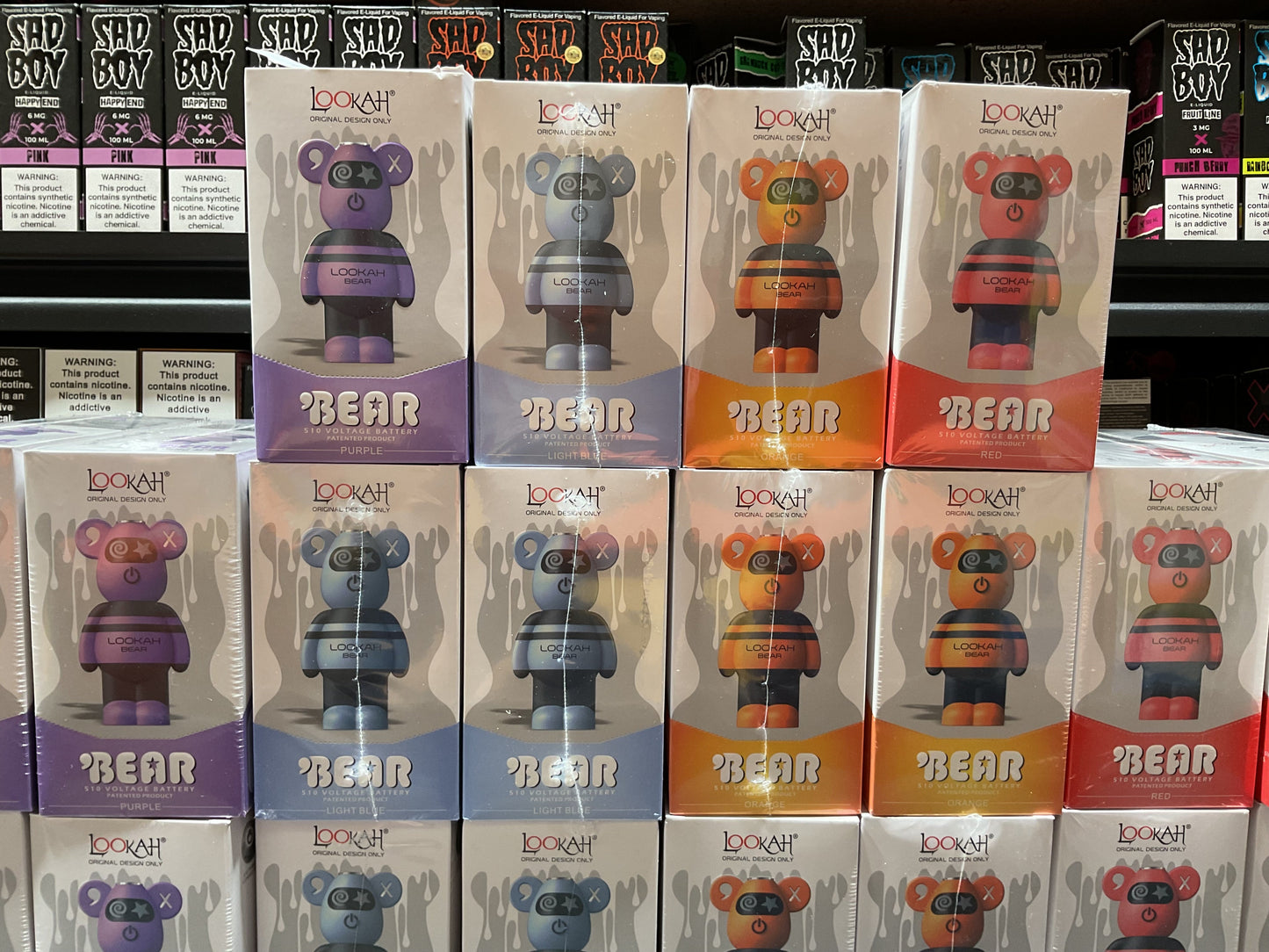 Lookah Bear 510 Voltage Battery LED (5 Pack)